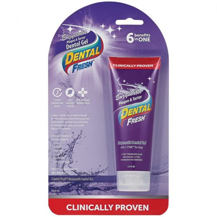 SynergyLabs Dental Fresh Enzymatic Dental Gel энзимный зубной гель для собак 74 мл