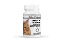 Unicum PREMIUM витамины для кошек мультивитамин 50г. 100табл.
