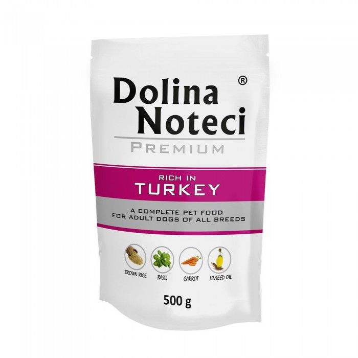 Dolina Noteci Premium вологий корм для собак з індичкою 500 г