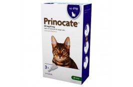 Prinocate KRKA противопаразитарные капли  для котов от 4 до 8 кг (3 пипетки по 0,8 мл)