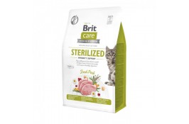 Brit Care Cat by Nutrition Sterilized Immunity Support для стерилізованих котів з свининою 0,4 кг