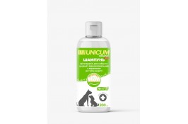 Unicum ORGANIC шампунь для собак с кератином 200 мл.