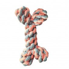 Croci Pastel игрушка для собак "Канатная косточка" (оранжевая) 20 см