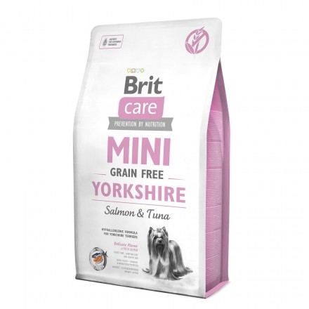 Brit Care GF Mini Yorkshire сухий корм для йоркширських тер'єрів з лососем та тунцем 2 кг