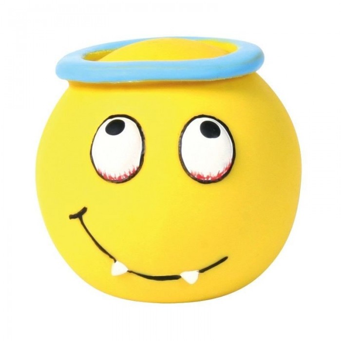 Trixie игрушки для собак набор смайлики с пищалкой (4 шт)