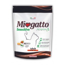 Morando Miogatto Sensitive Monoprotein сухой корм для котов с индейкой 400 г