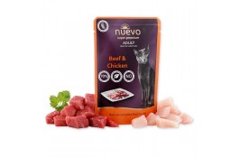 NUEVO ADULT влажный корм для котов с говядиной и курицей 85 г