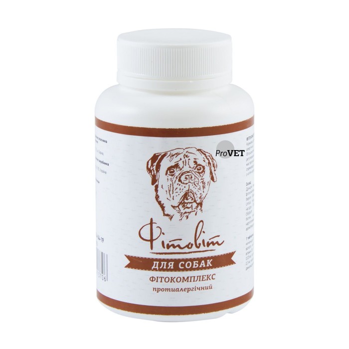 ProVET Фитовит фитокомплекс противоаллергический для собак 100 табл.