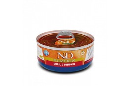 Farmina N&D Grain Free Pumpkin Quail Adult влажный корм для кошек с тыквой и перепелом 70 г