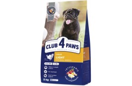 Club 4 Paws Premium Adult Small Breeds Light сухой корм для собак с индейкой 5 кг