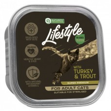 Nature's Protection Lifestyle Adult with Turkey & Trout для стерилизованных кошек с индейкой и форелью 85 г*12шт