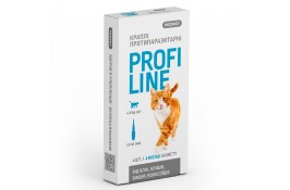 ProVet Profiline противопаразитарные капли для кошек свыше 4 кг (4 пипетки по 1 мл)