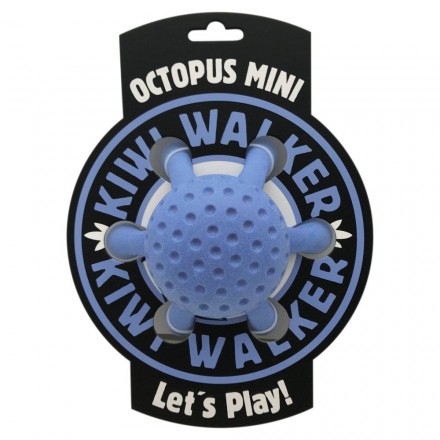 Kiwi Walker игрушка для собак осьминог голубой 13 см