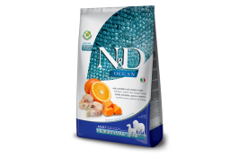 Farmina N&D Grain Free Ocean Pumpkin сухой корм для собак средних и крупных пород с треской и апельсином 12 кг