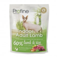 Profine Cat Indoor ягненок для выведения шерстяных комочков у котов 300 g