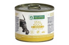 Nature's Protection Adult Small Breed Veal & Duck для собак малых пород с телятиной и уткой 200 г*6шт.