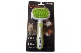 AnimAll Groom силиконовая расческа для животных (зеленая)
