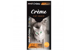 AnimAll Сreme ласощі зі смаком курки та креветок для котів 6×15 г