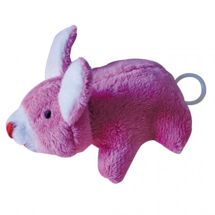 Croci игрушка для кошек "Кролик заводной" (розовый)