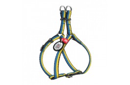 Collar WAUDOG Nylon шлея  "Colors of freedom" з QR паспортом для котів та собак XS