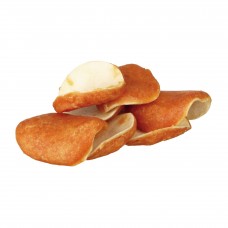 Trixie Denta Fun лакомство для собак чипсы жевательные с курицей сыромятная кожа 8шт 100гр