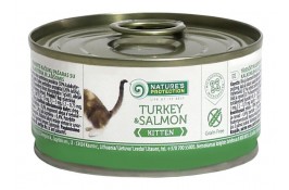 Nature's Protection Kitten Turkey & Salmon влажный корм для котят с индейкой и лососем 100 г