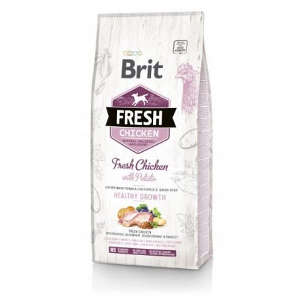 Brit Fresh Chicken with Potato Puppy з куркою та картоплею для цуценят 12 kg