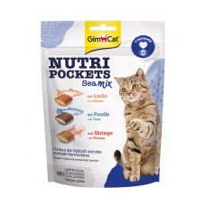 GimCat Nutri Pockets Морський Мікс для котів 150г