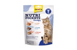 GimCat Nutri Pockets Морський Мікс для котів 150г
