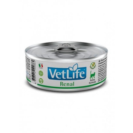 Farmina Vet Life Renal влажный корм для кошек при заболеваниях почек 85 г
