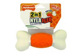 Nylabone Nyla Flex Weave Bone Giant игрушка для собак крупных пород с ароматом бекона 14,5см