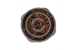 Outward Hound Fun Feeder Drop миска-лабиринт для собак (серая) 22,5 см
