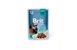 Brit Premium Cat pouch філе яловичини в соусі 85г*24шт