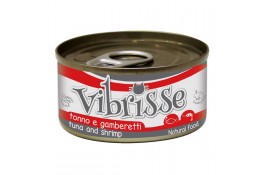 VIBRISSE  вологий корм для котів з тунцем та креветками 70 г