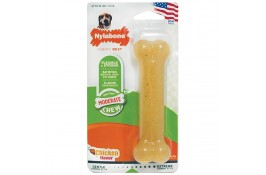 Nylabone Flexi Chew Wolf игрушка кость для собак средних пород с ароматом курицы 13,9см