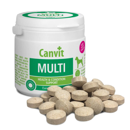Canvit Multi мультивітамінний комплекс для покращення іммунітету собак 100 табл.