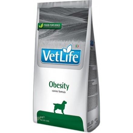 Farmina Vet Life Obesity сухой диетический корм для собак при ожирении 2 кг