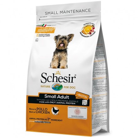 SCHESIR DOG SMALL ADULT CHICKEN сухой корм для собак малых пород с курицей 2 кг