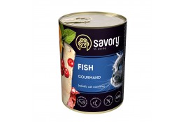 Savory Cat Can Adult для вибагливих котів Риба 400g