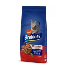 Brekkies Cat Beef сухий корм для дорослих котів з яловичиною 15 кг