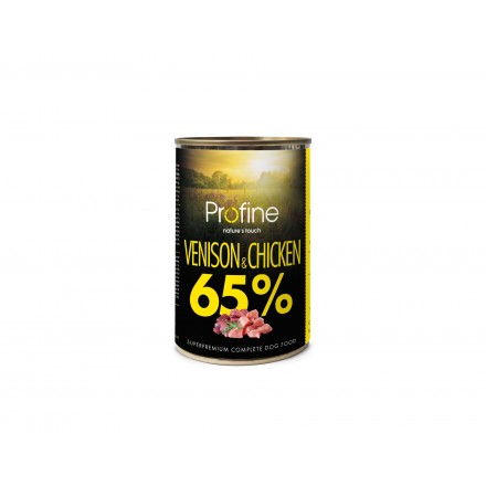 Profine Dog влажный корм для всех пород с олениной и мясом курицы 400 г