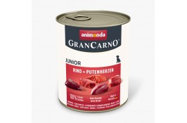 Animonda GranCarno Junior Beef + Turkey hearts влажный корм с говядиной и индейкой для щенков 800 г