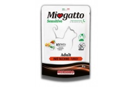 Morando Miogatto Sensitive Monoprotein влажный корм для кошек с индейкой 85г*24шт