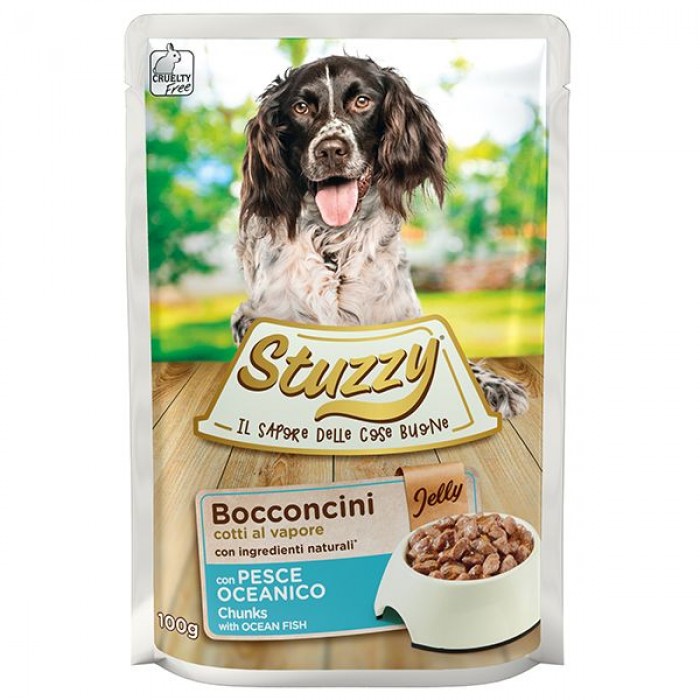 Stuzzy Dog Ocean Fish вологий корм для собак з рибою в желе 100г*24шт