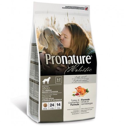 Pronature Holistic Dog Turkey & Cranberries сухий корм для собак з індичкою і журавлиною 2,72 кг