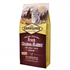 Carnilove Fresh Chicken and Rabbit Gourmand for Adult cats із куркою та кроликом для котів 6 kg