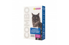 Vitomax Combo капли от экто- и эндо-паразитов для кошек от 4 до 8 кг, 0,8 мл