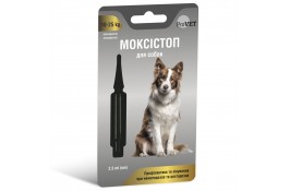 ProVET Моксістоп краплі антигельмінтні для собак від 10 до 25 кг (2,5 мл)