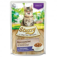 Stuzzy Cat Sterilized Turkey влажный корм для стерилизованных котов с индейкой в соусе 85г*24шт