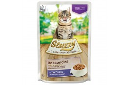Stuzzy Cat Sterilized Turkey влажный корм для стерилизованных котов с индейкой в соусе 85г*24шт